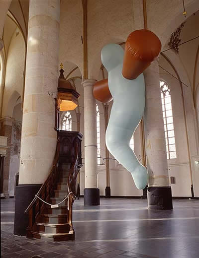 groenewoud/buij crucifer sculpture inflatable