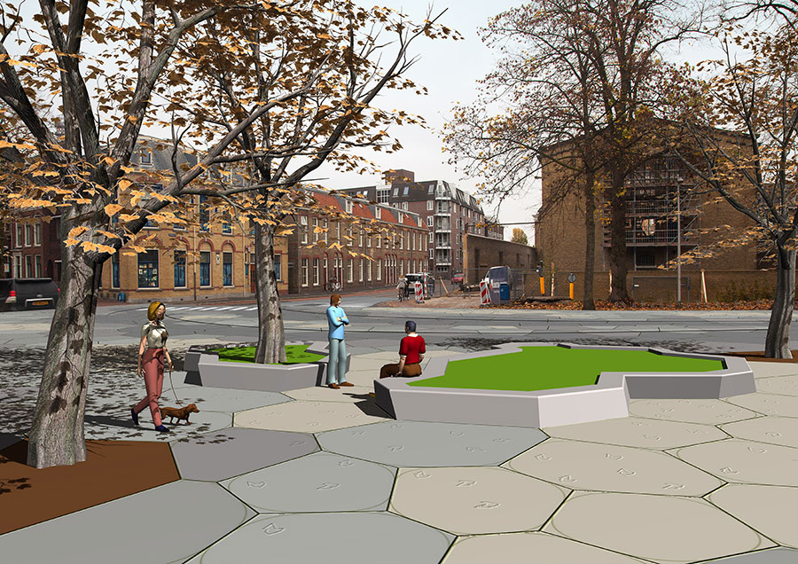 artist impression Blokhuisplein Leeuwarden